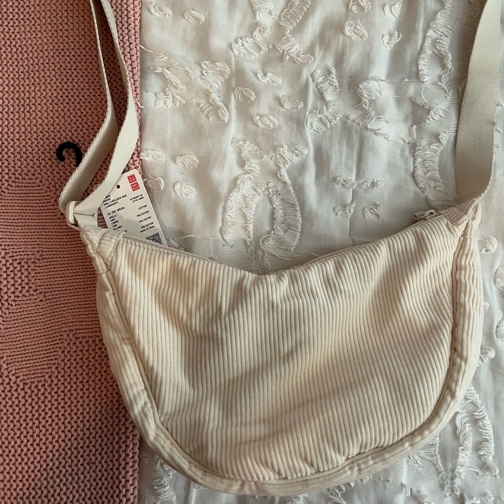 Uniqlo Cream Crossbody Bag